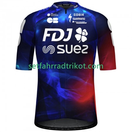 FDJ SUEZ Radtrikot kurzarm Damen 2025